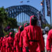 Squid Game on Netflix takes over Sydney Harbour