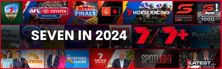 Ratings | Seven in 2024: Connecting Australia and is #1