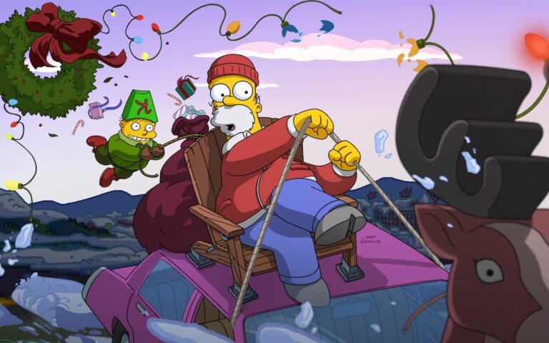 The Simpsons on Disney+ holiday special