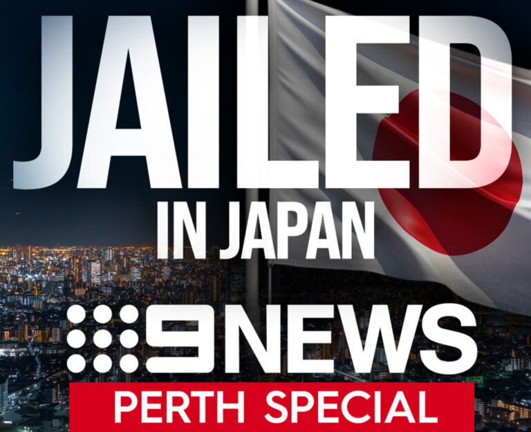 Jailed in Japan on Channel 9 Perth special