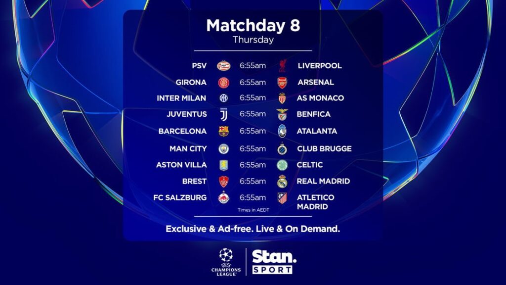 This week on Stan Sport (30 January 2025)