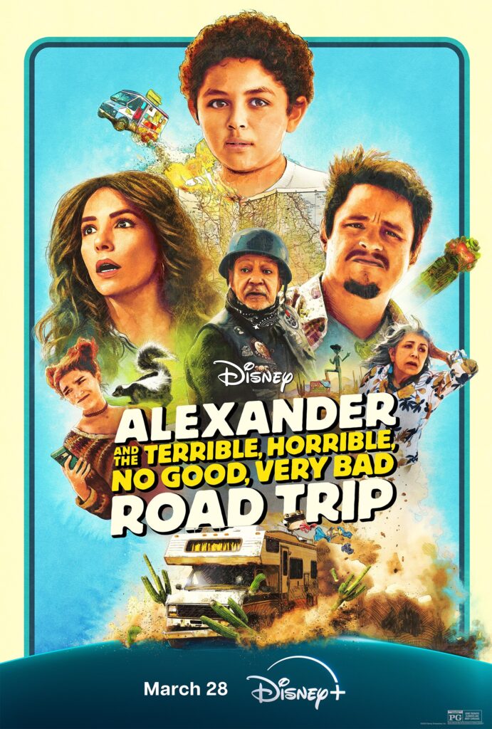 Alexander and the Terrible Horrible No Good Very Bad Road Trip on Disney+ trailer