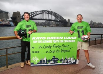 Fox League larrikins hit the streets to launch 'Kayo Green Card' campaign