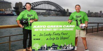 Fox League larrikins hit the streets to launch 'Kayo Green Card' campaign