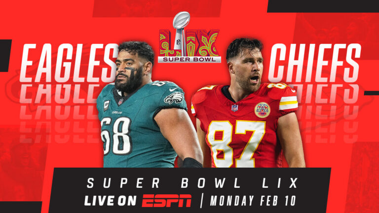 Kansas City Chiefs and Philadelphia Eagles clash in Super Bowl LIX Live on ESPN