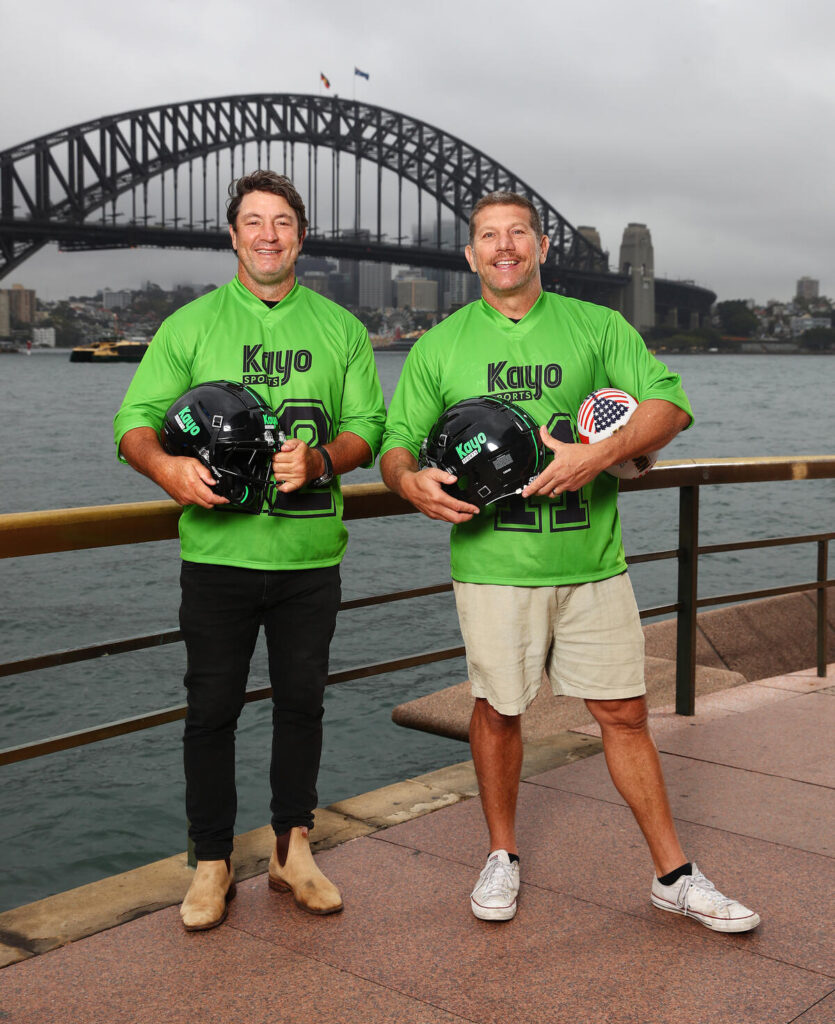 Fox League larrikins hit the streets to launch 'Kayo Green Card' campaign