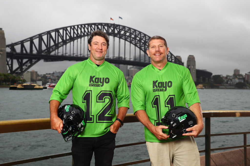 Fox League larrikins hit the streets to launch 'Kayo Green Card' campaign