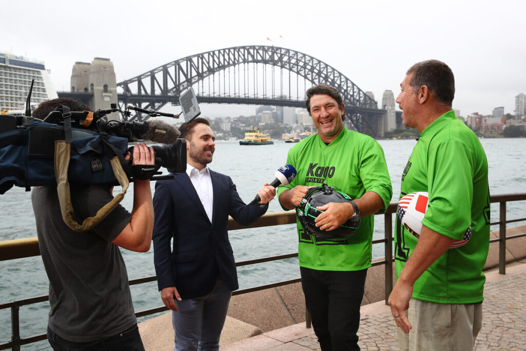 Fox League larrikins hit the streets to launch 'Kayo Green Card' campaign