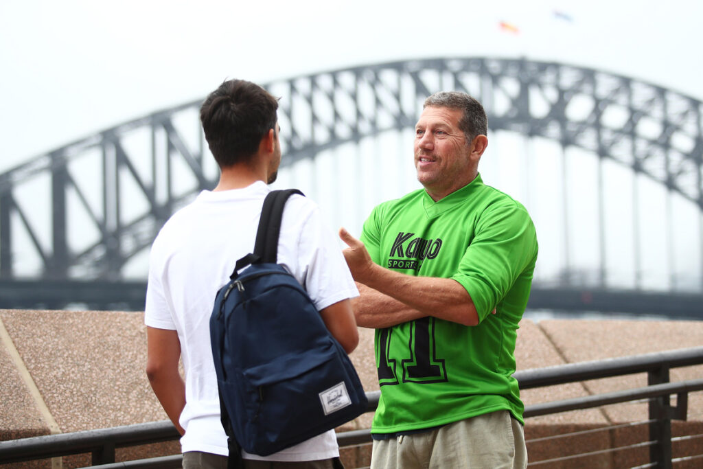 Fox League larrikins hit the streets to launch 'Kayo Green Card' campaign