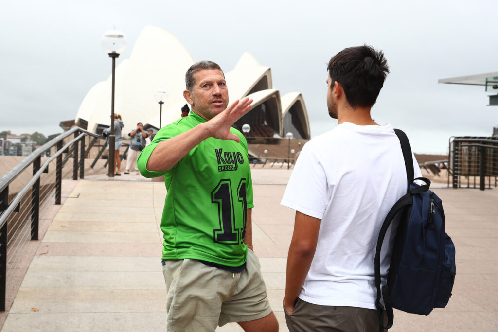 Fox League larrikins hit the streets to launch 'Kayo Green Card' campaign