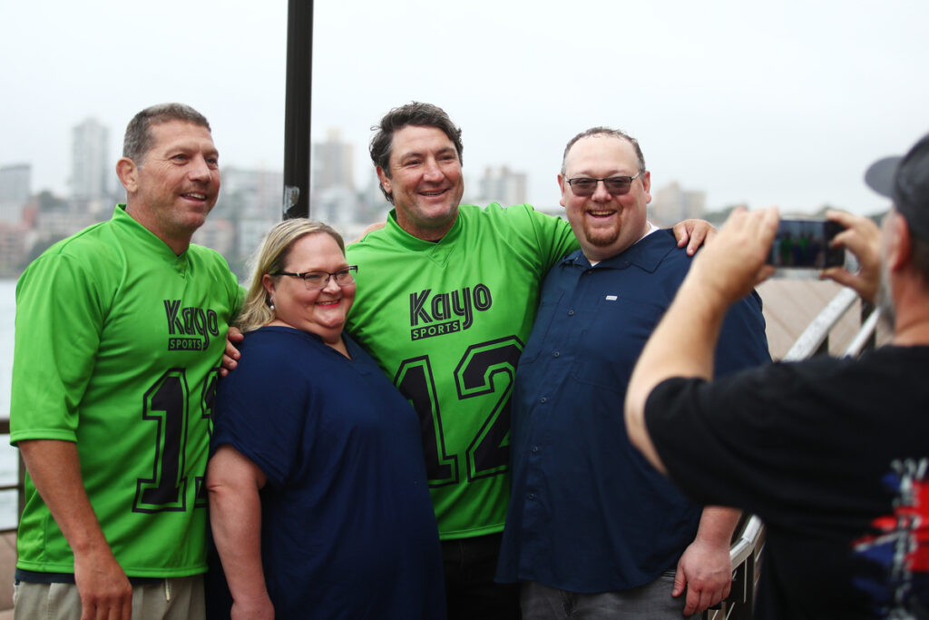 Fox League larrikins hit the streets to launch 'Kayo Green Card' campaign
