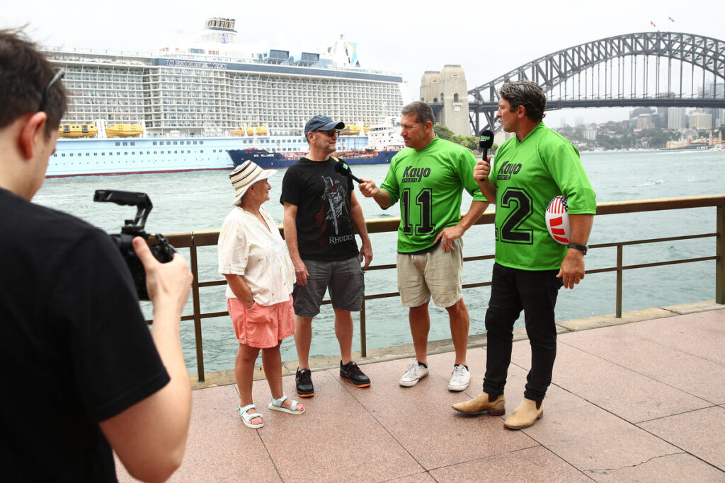 Fox League larrikins hit the streets to launch 'Kayo Green Card' campaign