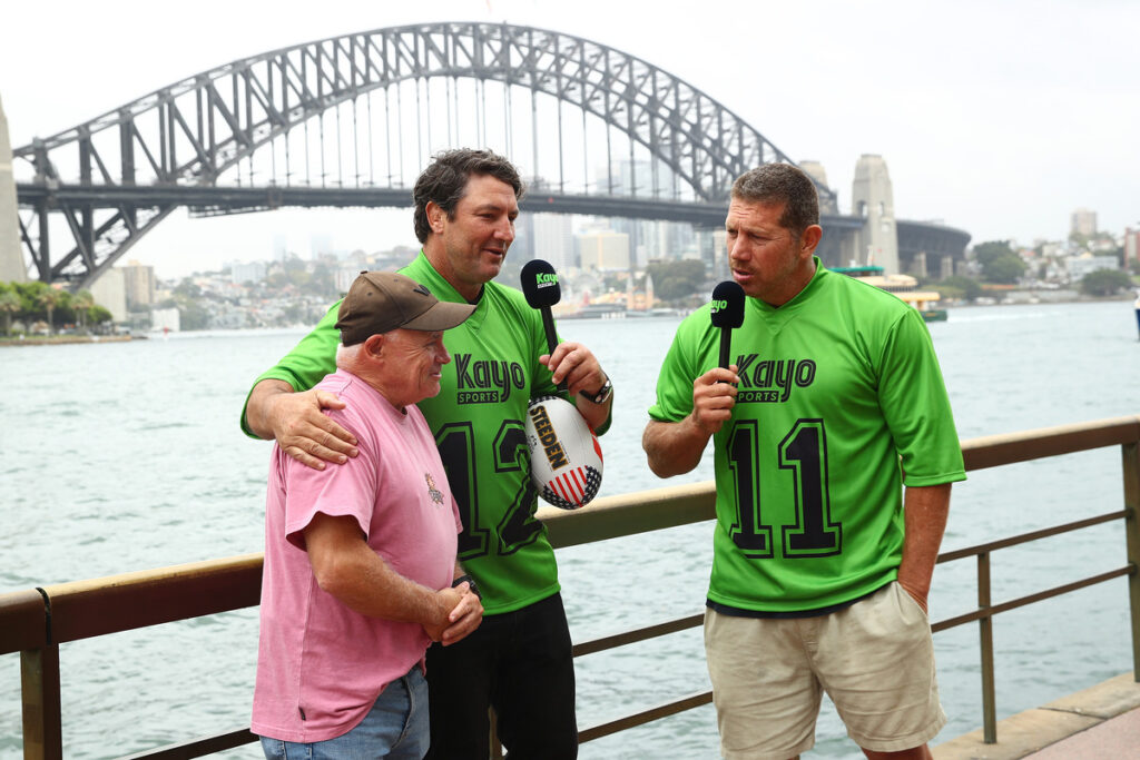 Fox League larrikins hit the streets to launch 'Kayo Green Card' campaign