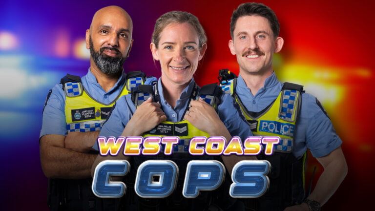 West Coast Cops on Channel 9 has British cops coming Down Under