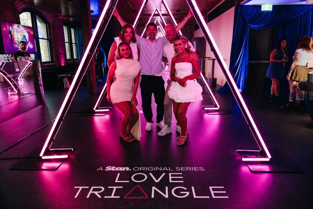 Love Triangle on Stan launch party