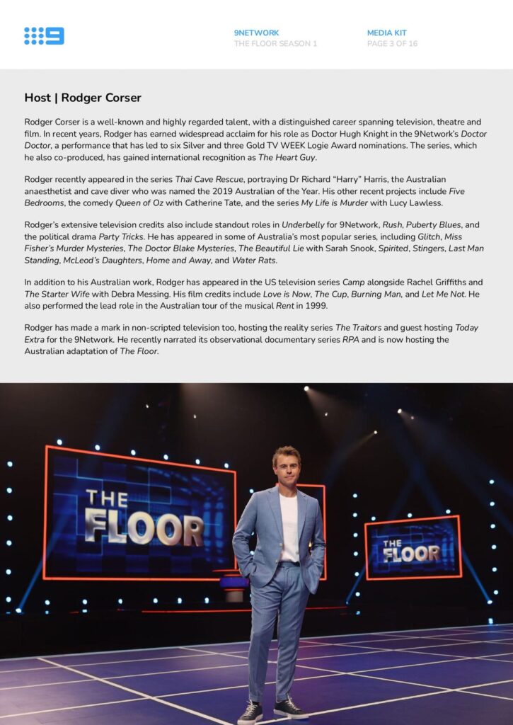 Podcast | Rodger Corser (The Floor)