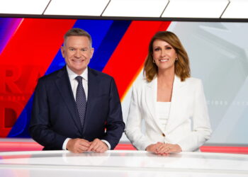 Australia Decides on Channel 7 hosted by Natalie Barr and Michael Usher