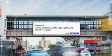 9News content to run across oOh!media's network of digital billboards