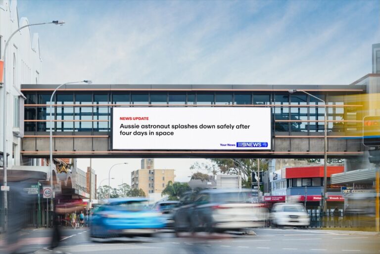 9News content to run across oOh!media's network of digital billboards