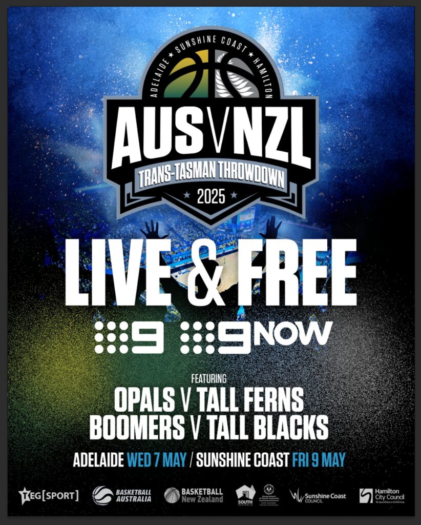 Boomers v Opals on Channel 9 live and free