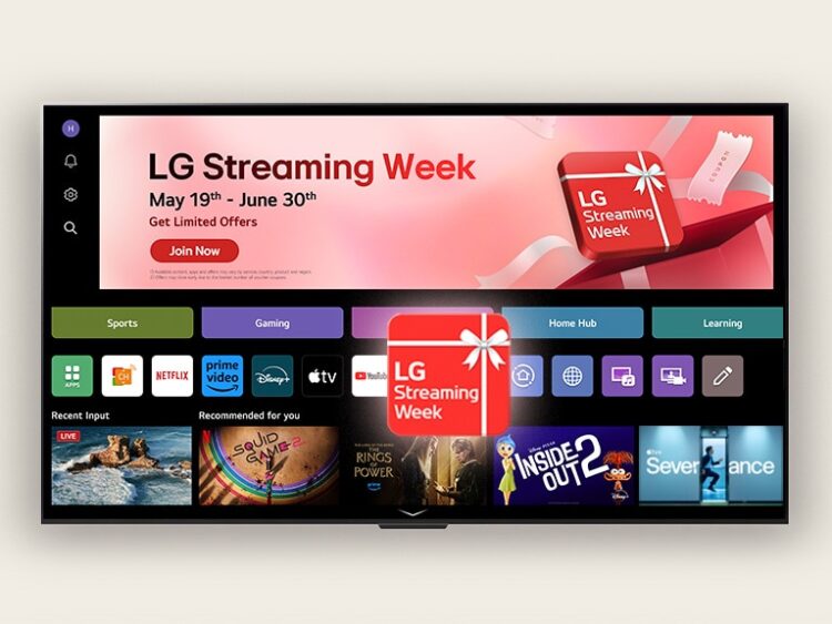LG Streaming Week returns: exclusive streaming deals for LG Smart TV owners
