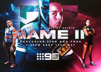 Women's State of Origin II 2025 on Channel 9 and 9Now details