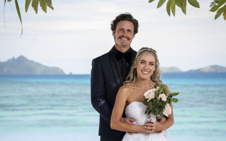 Stranded on Honeymoon Island on Channel 7 meet Brie and Byron