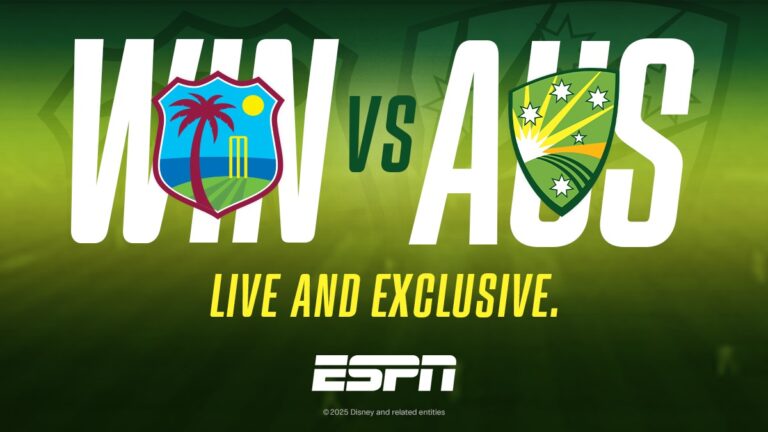 Australia’s Test tour of the West Indies begins Thursday exclusive to ESPN