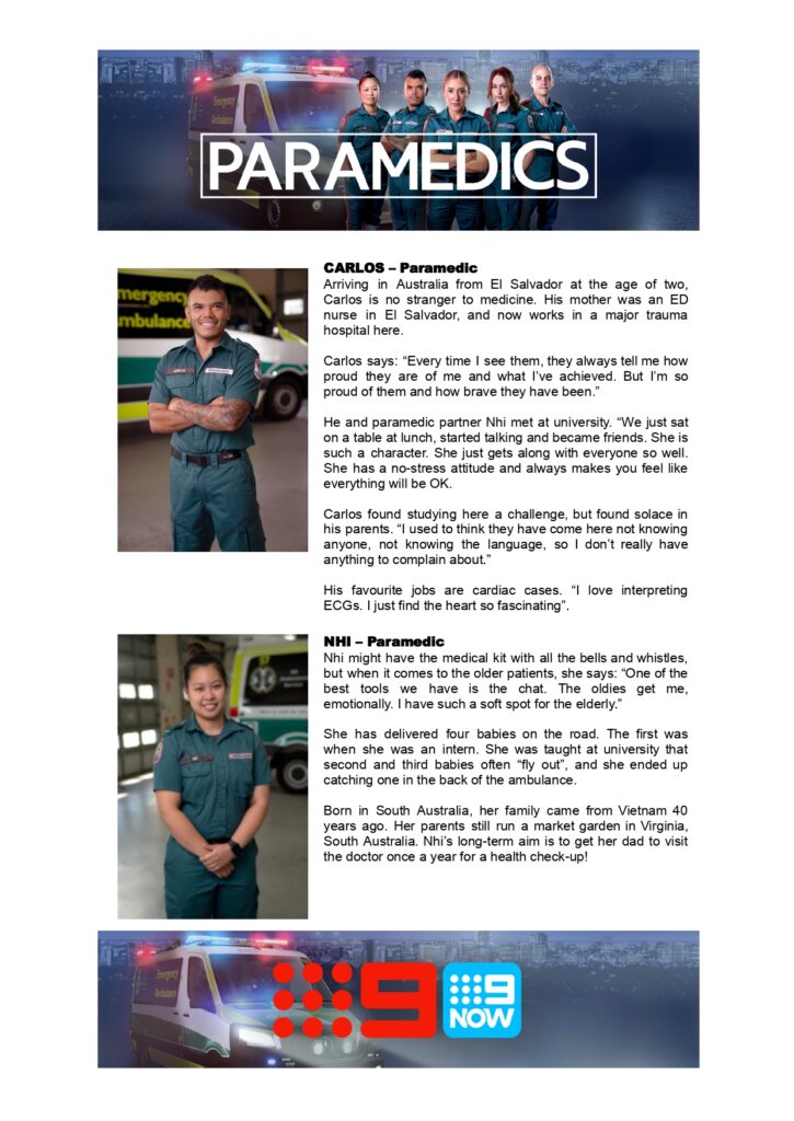 Paramedics on Channel 9 returns for season 6