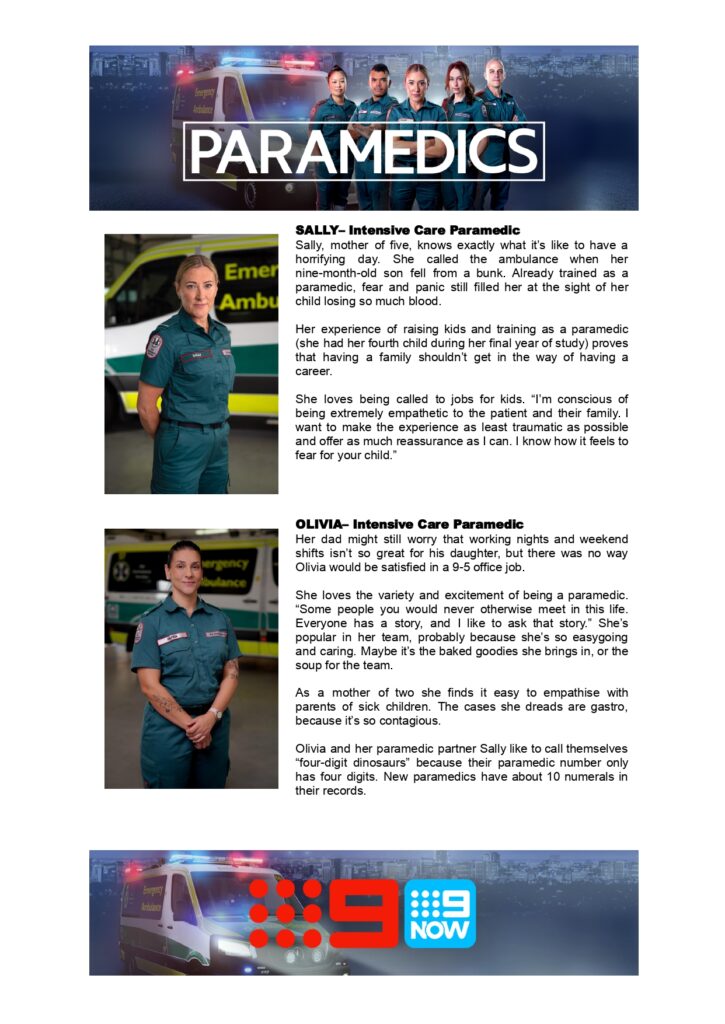 Paramedics on Channel 9 returns for season 6
