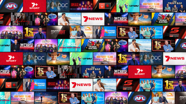 Seven is Australia’s #1 - Most watched total TV network nationally in first half of 2025
