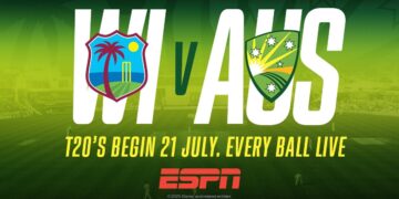 West Indies-Australia Twenty20 Series Live and Exclusive on ESPN