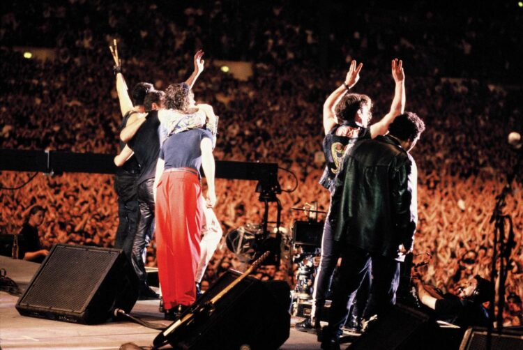 INXS Live at Wembley on Channel 7 behind the scenes