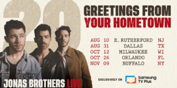 Jonas Brothers Concerts to Livestream Free Exclusively on Samsung TV Plus AU