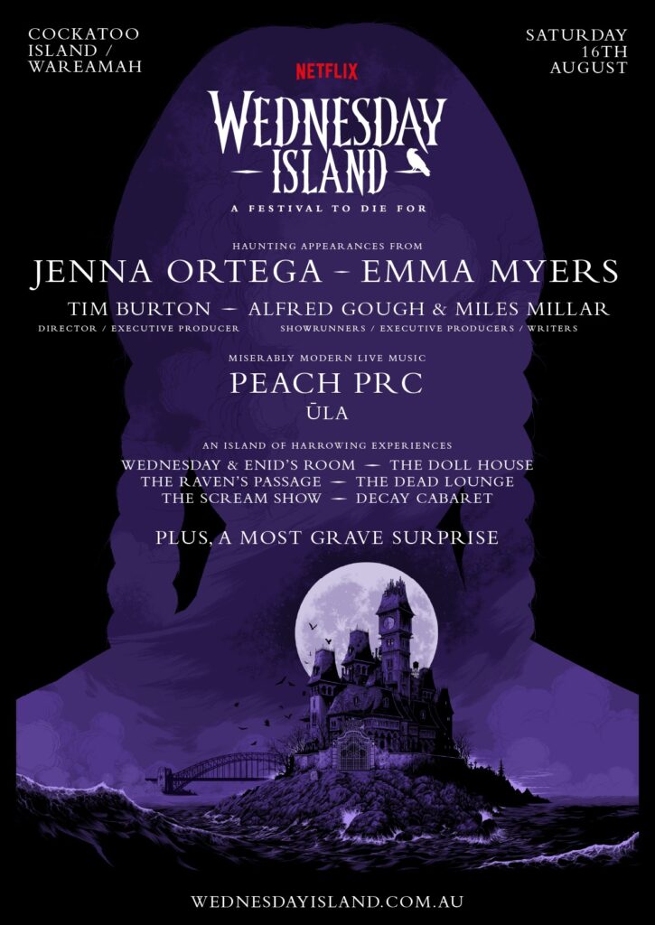 Wednesday on Netflix Jenna Ortega and Tim Burton descend on Sydney