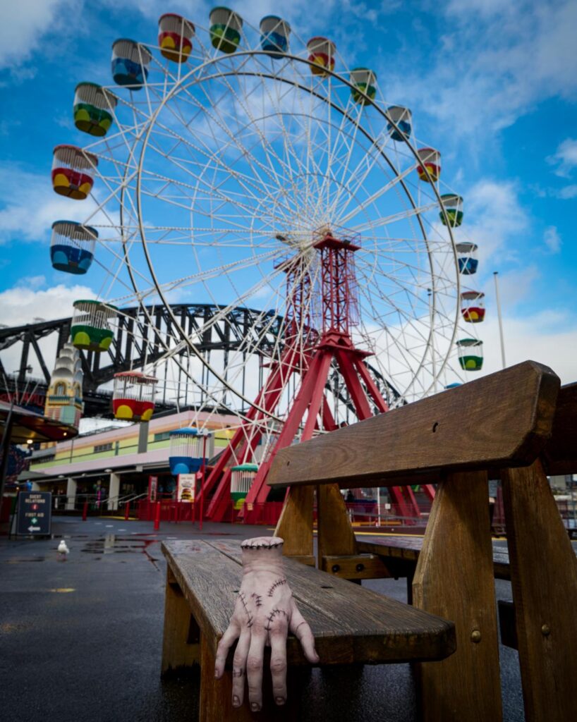 Wednesday on Netflix has Thing tour Sydney