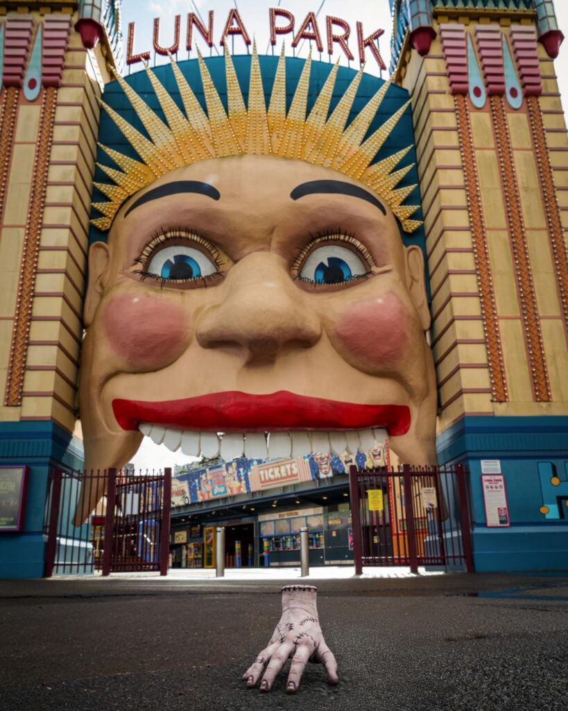 Wednesday on Netflix has Thing tour Sydney