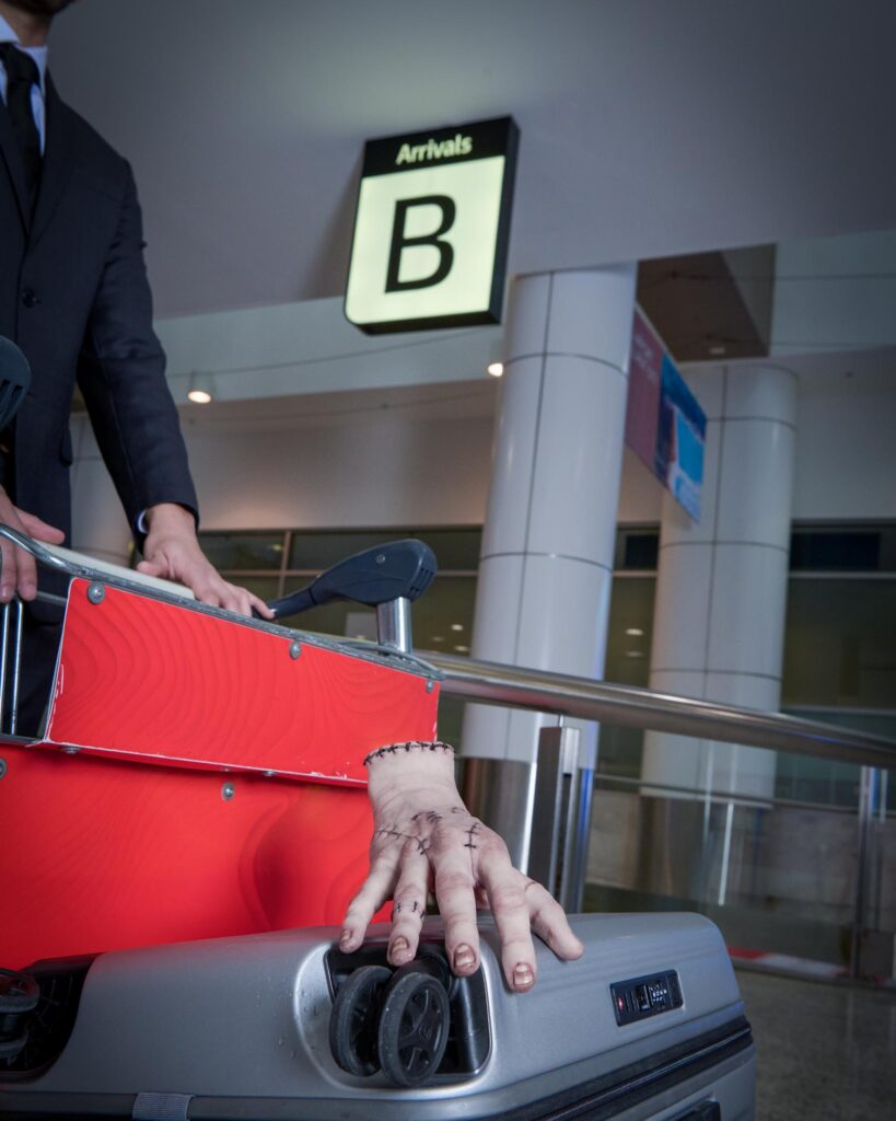 Wednesday on Netflix has Thing tour Sydney