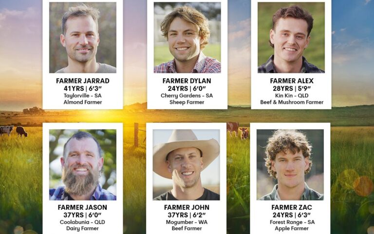 Farmer Wants A Wife on Channel 7 meet the 2026 farmers