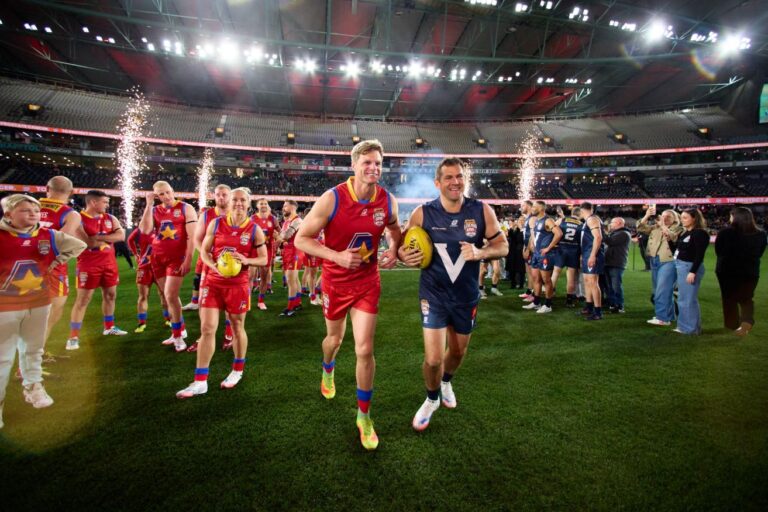 Legends Game kicks goals during triumphant return