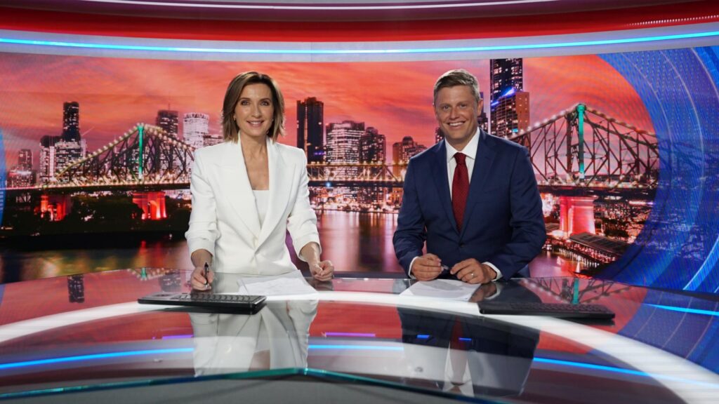 Joel Dry joins Melissa Downes on 9News Queensland 18 August