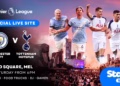Football fever takes over Melbourne's Fed Square for official premier league live site