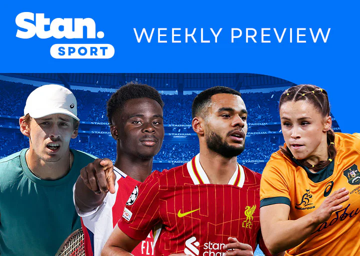 This week on Stan Sport (28 August 2025)