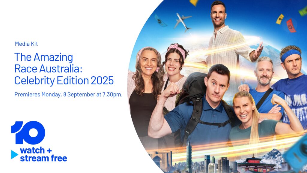 The Amazing Race Australia: Celebrity Edition on 10 premieres 8 September