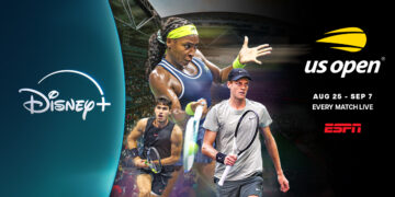 Every match of the US Open Streams Live on ESPN on Disney+ in New Zealand
