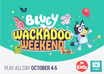 It’s the Bluey Wackadoo Weekend! Two days of non-stop fun coming to ABC Kids