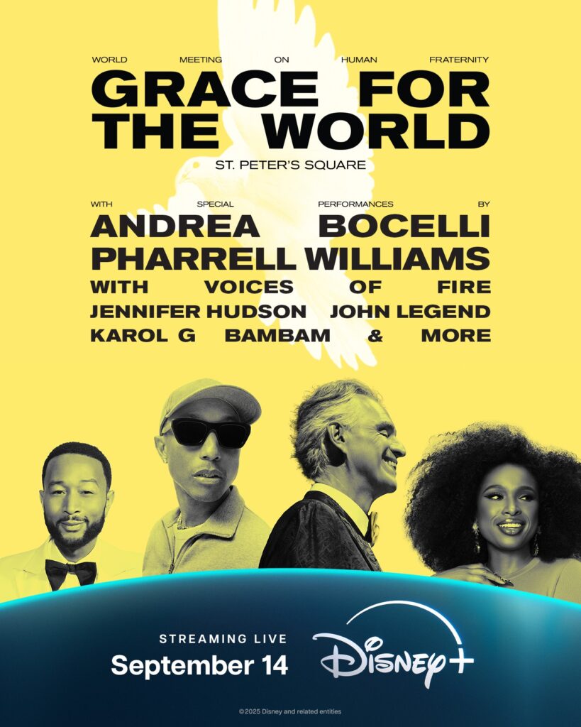 Jennifer Hudson and BamBam Join Grace for the World Concert in Vatican City on Disney+