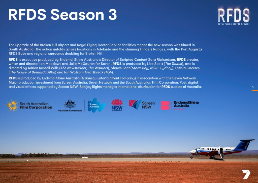 RFDS on Channel 7 season 3 info