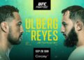 UFC Fight Night Perth: Ulberg vs Reyes Live Sunday on ESPN