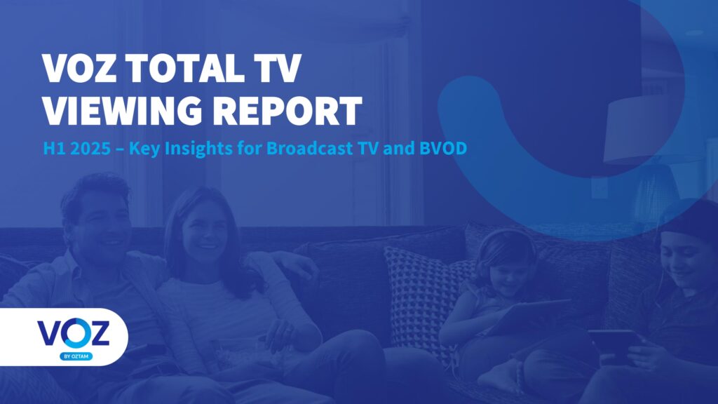 Australians watched more than 16 billion minutes of broadcast video content each week, VOZ data reveals